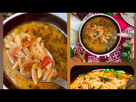 طريقه عمل شوربة لسان العصفور بطريقه سهله ولذيذه جدا