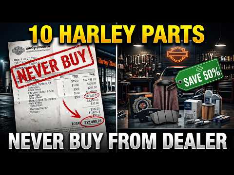 10 Harley parts you Should Never buy From the Dealership (Get Them At Half Price)