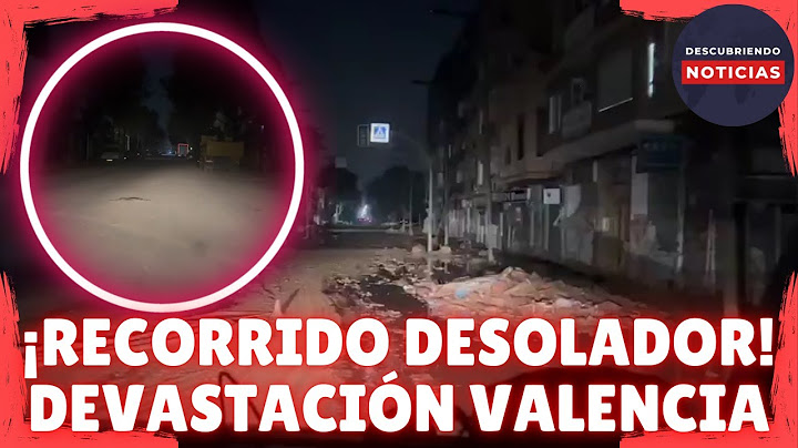 ASÍ ES CIRCULAR POR LAS CALLES AFECTADAS POR LAS INUNDACIONES DE LA DANA EN ALFAFAR, VALENCIA