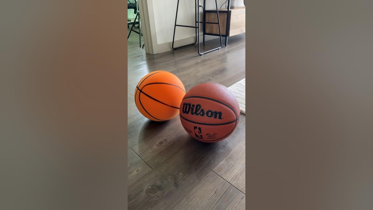 Bola de basquete silenciosa interior, mudo saltando de basquete