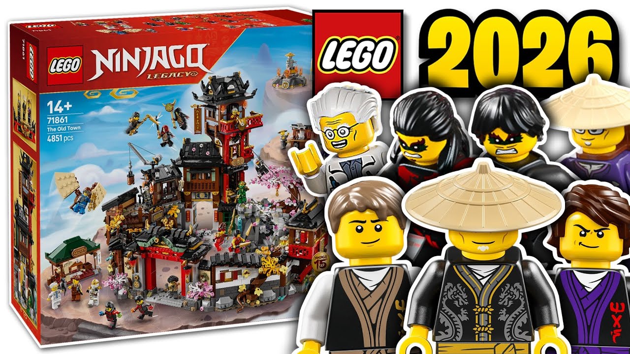 LEGO Ninjago Old Town Legacy 15 Year Anniversary OFFICIALLY