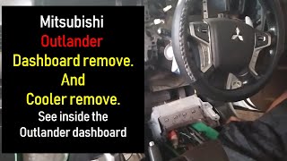 Mitsubishi outlander dashboard remove ( cooler remove) Mitsubishi Outlander Phev Dashboard Ac Cooler Removing Diy Tutorial Unlimited