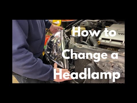 How to install a Headlamp assembly on a 2006 Lexus ES-330
