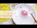 フラミンゴの刺しゅう【オートクチュール刺繍】図案付き