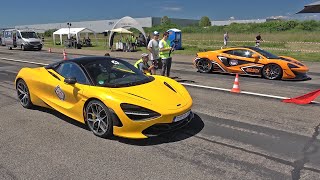 McLaren 720S Spider vs McLaren 570S GT4 Simon Motorsport