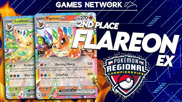 2nd Place Deck Profile: Flareon ex (Tera Box) - Gdańsk Regional Championships (2025) 🔥🍃