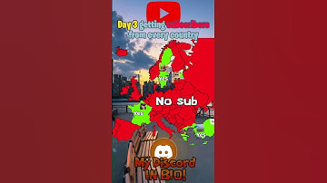Day 3 getting subscribers from every country Europe #europe #mapping #geography #map #geotuber