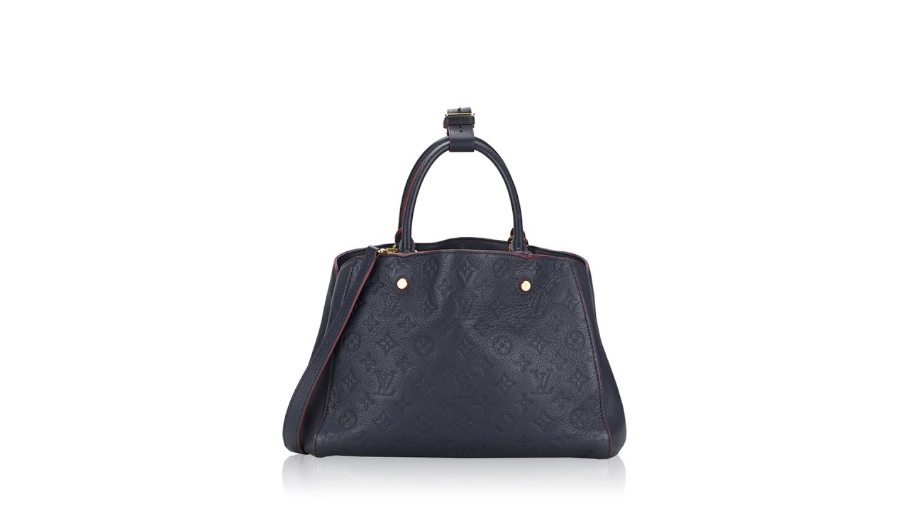 Sell Louis Vuitton Monogram Empreinte Montaigne MM Bag - Blue