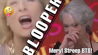 behind the scenes moments by meryl streep