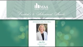 Massachusetts Apartment Association (MAA) - ​2025 Industry Excellence Award Winner - Lynn Bora