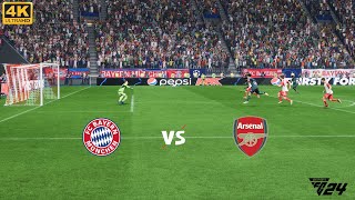 FC 24 - Bayern Munich Vs Arsenal - Champions League 2024 Quarter Finals 2nd Leg Match | PC™ [4K60]