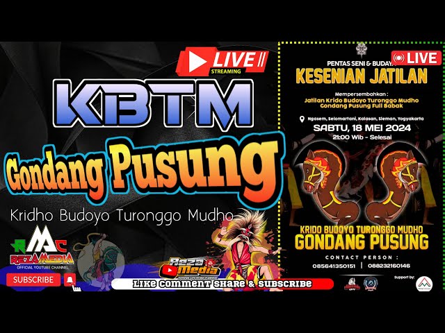 🔴KBTM Gondang Pusung Live Streaming Jaranan Hari ini di Ngasem Kalasan Jathilan Terbaru - GNS AUDIO class=