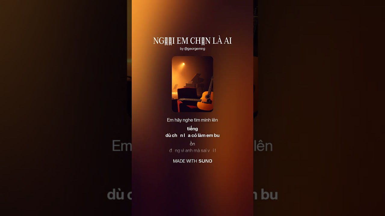NGƯỜI EM CHỌN LÀ AI