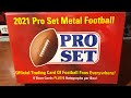 2021 Leaf Pro Set Metal Football Box Opening! Big Name QB Parallel Variation /2!