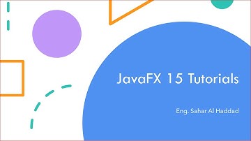اول برنامج بال  JavaFx - 2 - عربي