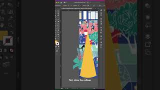 How to Add Soft Lights with Gradient Tool Illustrator Tips #shorts #short