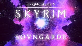 Skyrim SE 4K Music & Ambience | Walking Across Skyrim - Sovngarde | Ambient Music