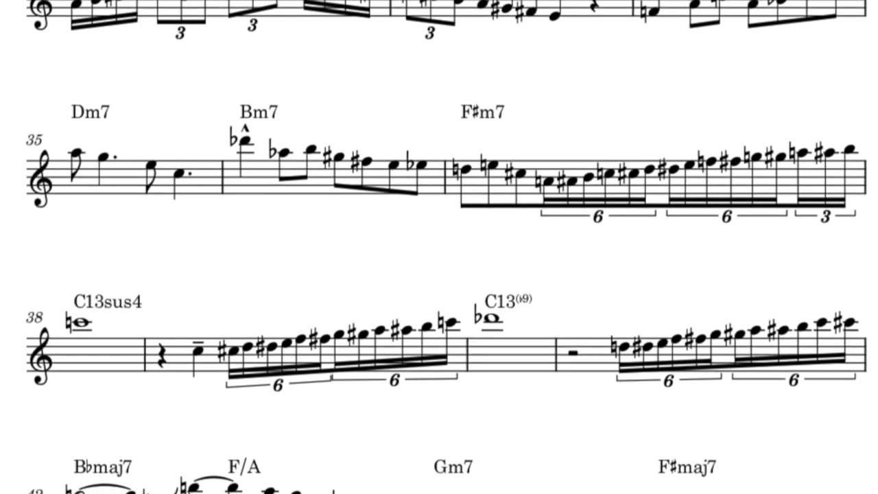 Watch Reciprocate Solo Transcription Bb on YouTube Watch Reciprocate Solo Transcription Bb on YouTube