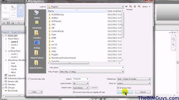 Linking a CAD file into Revit - CADtechSeminars.com