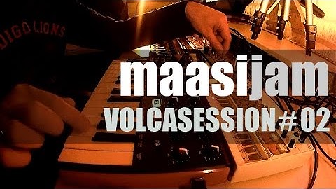 maasijam volcasession #02 - Volca Bass, Keys & Sample, Valhallaroom, Replika delay