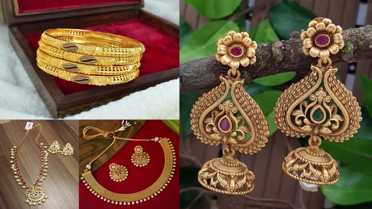 1 Gram Gold Jewelry With Price  Latest One Gram Gold Jewellery  Today 