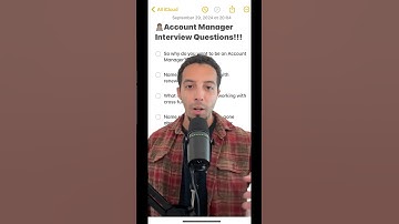 5 Account Manager Interview Questions you need to be prepared for