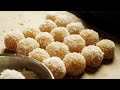 Indian DESSERT to make at HOME! Diwali COCONUT LADOO Recipe!