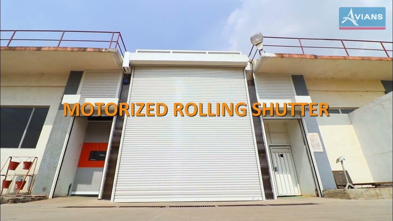 Motorised Rolling Shutter Manufacturer of Rolling Shutter Avians