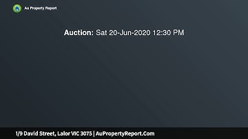 1/9 David Street, Lalor VIC 3075 | AuPropertyReport.Com