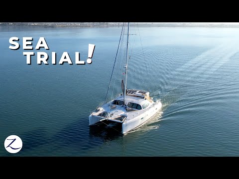 GET UR MOTOR RUNNIN'! Sea Trial on new Yanmar 110 engines (Ep 286)