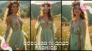 AI LookBook: Radiant AI Spring Goddess in 2025 Fashion | MidJourney & Sora screenshot 5