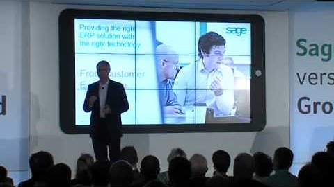 Sage ERP X3 | Opening Keynote - Launch of Sage ERP X3 Version 7