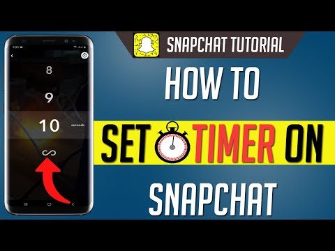 How To Set Timer On Snapchat