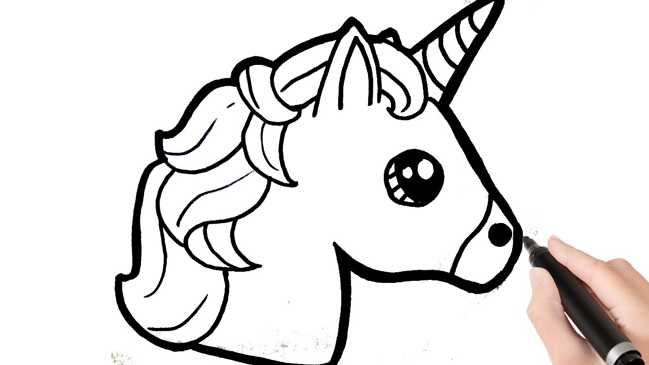 Como dibujar un Unicornio kawaii paso a paso - thptnganamst.edu.vn