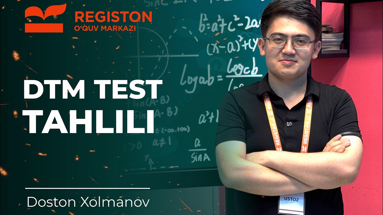 MAJBURIY MATEMATIKA | 16-iyulda DTMga tushgan savol tahlili