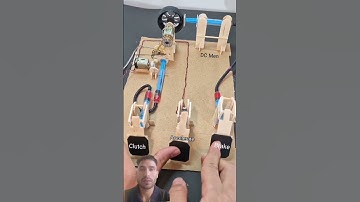 Car pedal mechanism #dcmotor #tech #diy #short