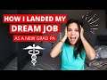 The Job Hunt Process (How I Found a Job as a Physician Assistant Without Any Experience)