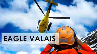 HESLO in the Swiss Alps with Eagle Valais - 4K Footage 🚁🚀🚀