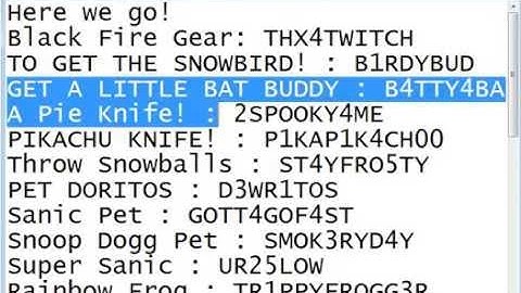 Twisted Murderer Codes! [Read Desc]