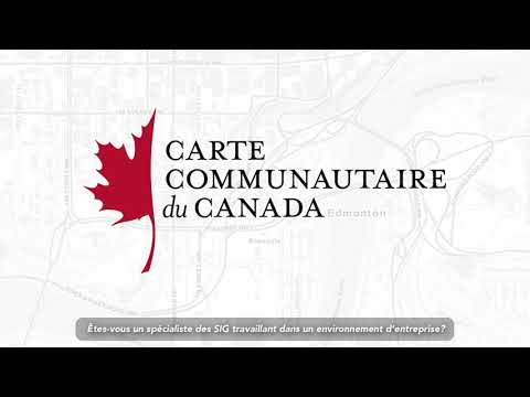 Fond de carte vectoriel hors ligne — carte communautaire du Canada : ArcGIS Enterprise