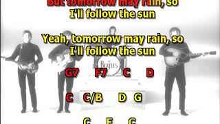 Video thumbnail of "I'll Follow The Sun Beatles  Mizo Vocals  lyrics chords cover"