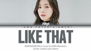 [COVER] BABYMONSTER 'Like That' by ALIYA
