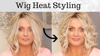 How To Curl a Wig   Raquel Welch Simmer in Shaded Biscuit