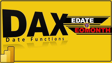Date Functions in Power BI with Examples-I | EDATE & EOMONTH in Power BI | #25.5