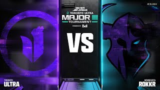 @TorontoUltra vs @ROKKRMN | Major III Qualifiers | Week 4 Day 3