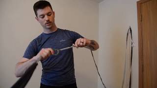 Hummingbird Hammock strap setup