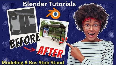 Blender Tutorial: Modeling a Bus Stop Stand [Part One]