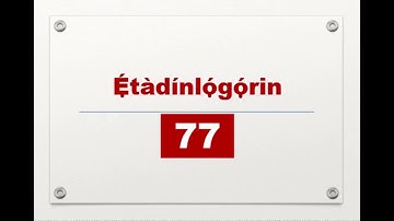 Onka Ede Yoruba 50  to 100