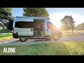 Vanlife alone on my birt.ay making tiktoks viral lazy lasagna ep147