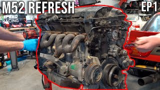 BMW M52 ENGINE REBUILD Ep. 1 - Teardown